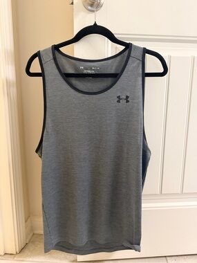 Under Armour Heather Gray Tech Tank Top